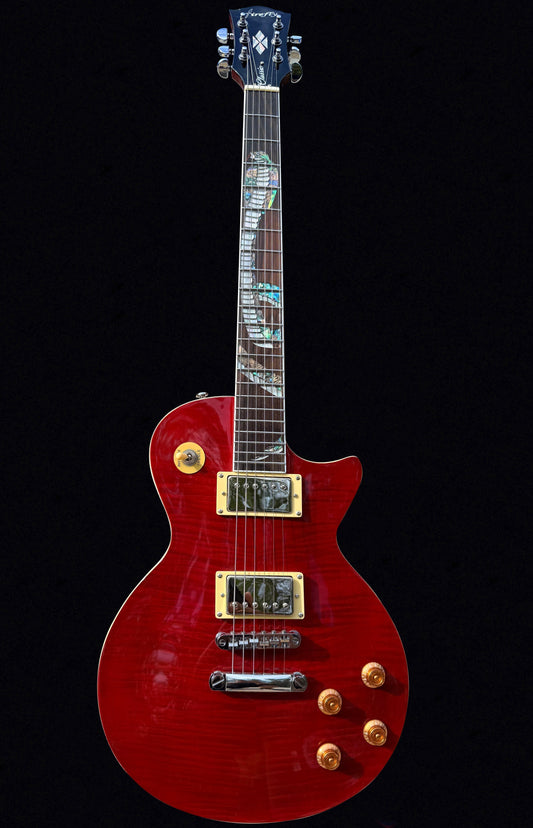 New Firefly FFSPS Electric Guitars (Transparent Red Color )
