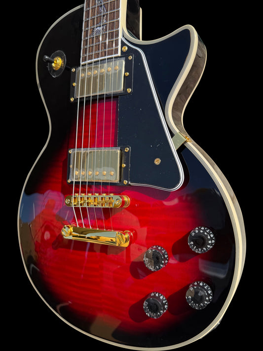 New Firefly FFSP Electric Guitar with Dragon Inlay (Redburst Color)