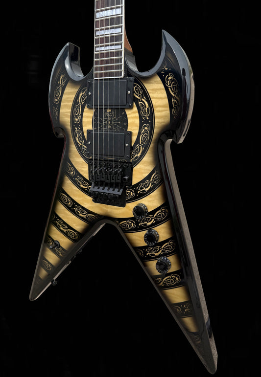 New Firefly FFZVX Electric Guitar (Nature Burst Color)