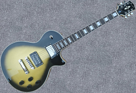 NEW Firefly FFSP CUSTOM ELECTRIC GUITARS ROLLER BRIDGE (Vintage Silver BURST) Tiger Queen