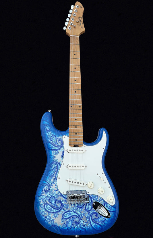Firefly FFST CLASSIC MODEL ELECTRIC GUITARS (Blue Paisley Color )