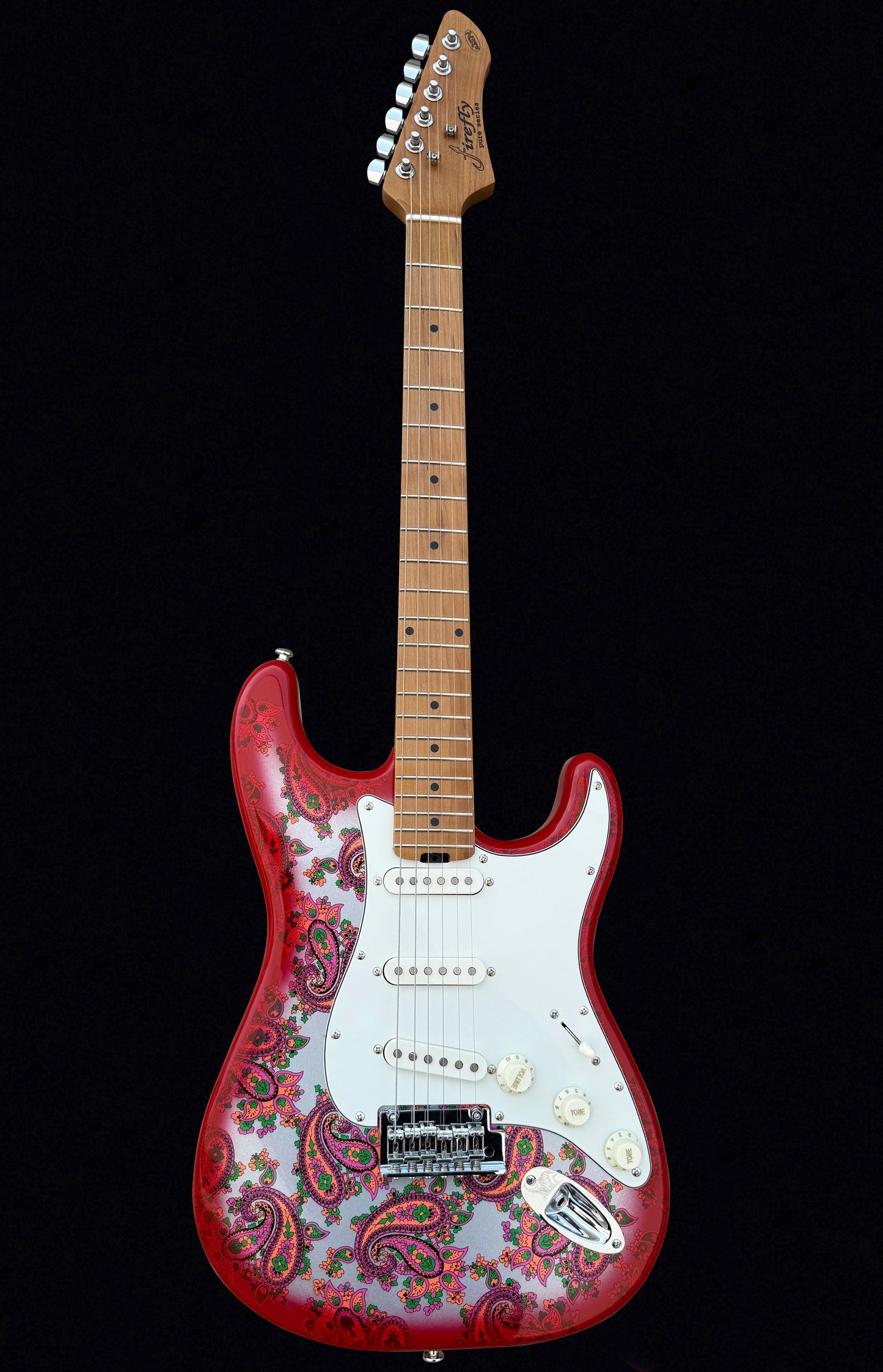 Firefly FFST Classic Model ELECTRIC GUITARS (Red Paisley Color )