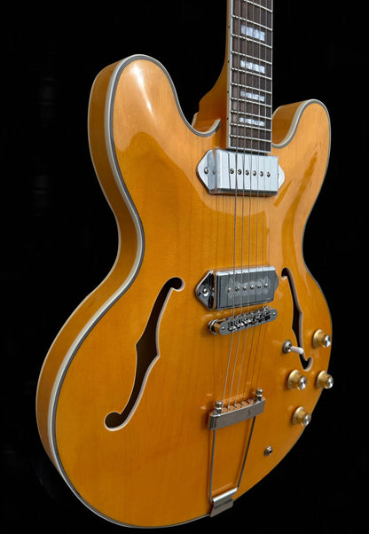 Firefly FF338PRO Full Size Semi Hollow body P90 Pickups Electric Guitar (Nature Color)