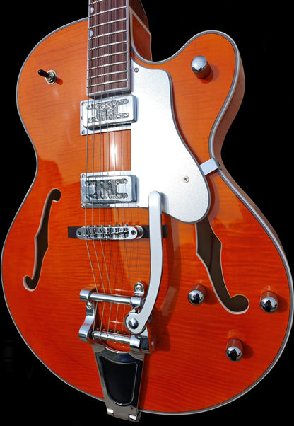 New Firefly Full Hollow Body Guitar(Transparent Orange Color)