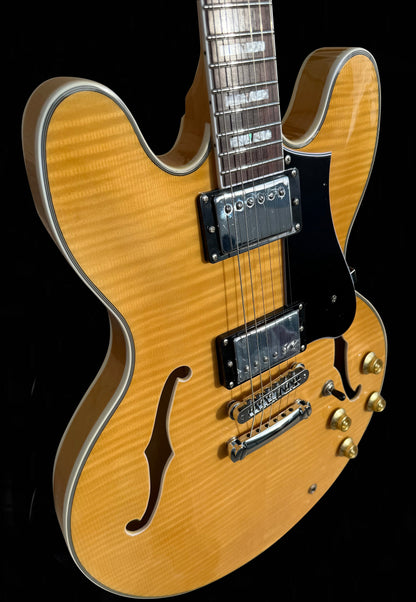 New Firefly Full Size Semi Hollow body Electric Guitar (Natural Color)