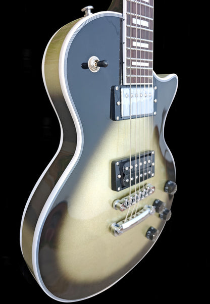 NEW Firefly FFSP CUSTOM ELECTRIC GUITARS ROLLER BRIDGE (Vintage Silver BURST) Gorgon