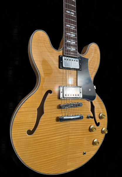 New Firefly Full Size Semi Hollow body Electric Guitar (Natural Color)