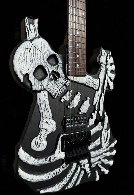 New Firefly Bone Shredder Classic Model Electric Guitar (Matte Black Color)