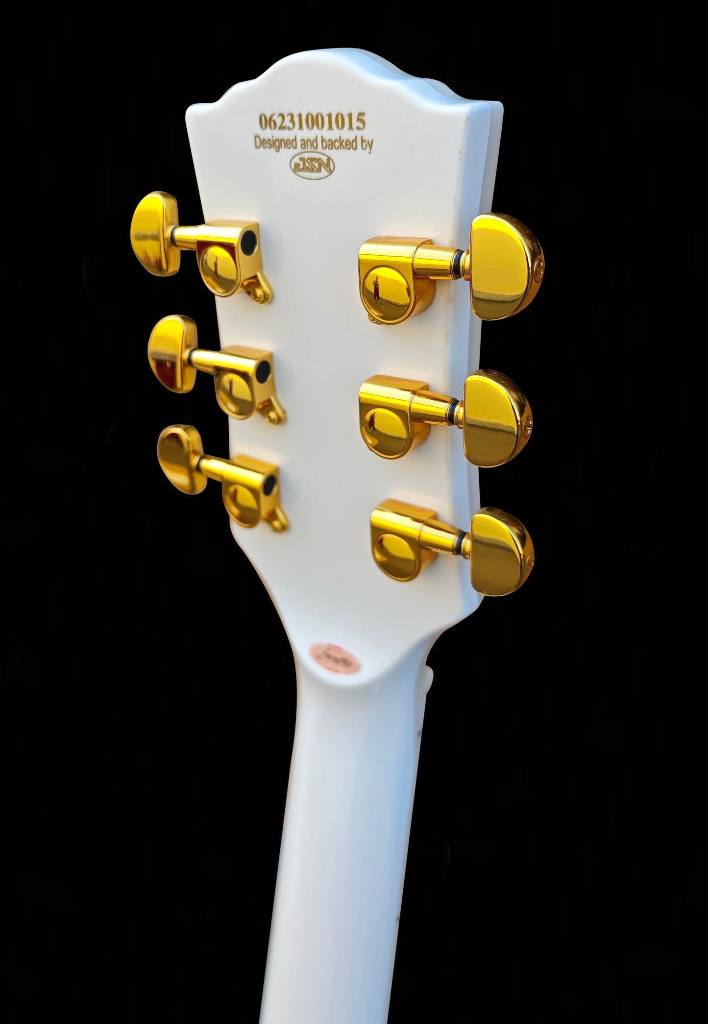 Firefly Full Hollow Body Guitar(White Color)